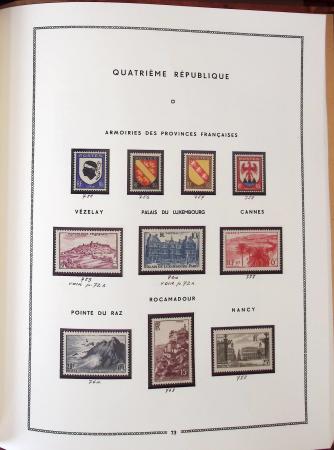 1862-1987, Solide collection de timbres neufs de France