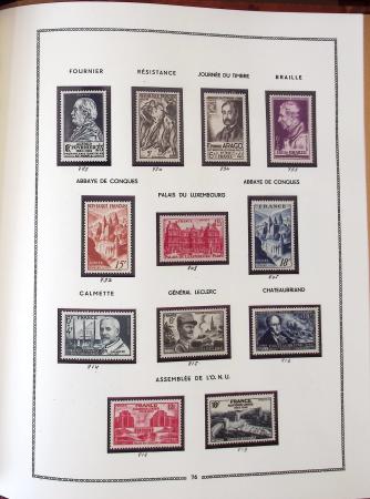 1862-1987, Solide collection de timbres neufs de France