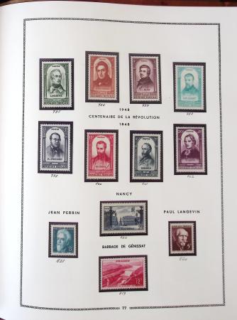 1862-1987, Solide collection de timbres neufs de France