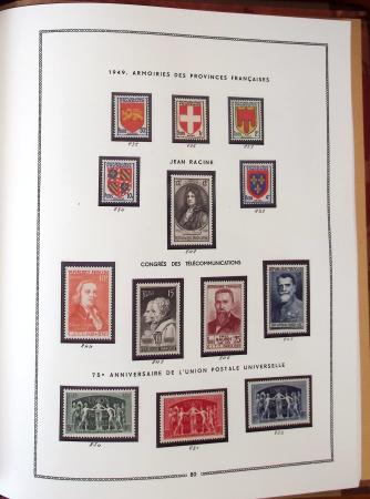 1862-1987, Solide collection de timbres neufs de France