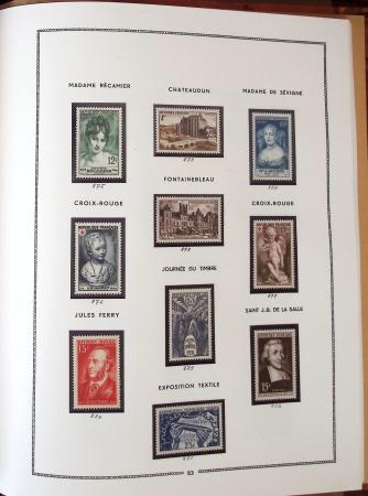 1862-1987, Solide collection de timbres neufs de France