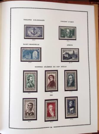 1862-1987, Solide collection de timbres neufs de France