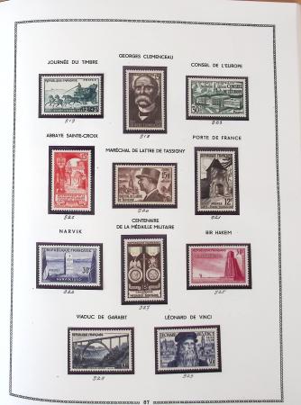 1862-1987, Solide collection de timbres neufs de France