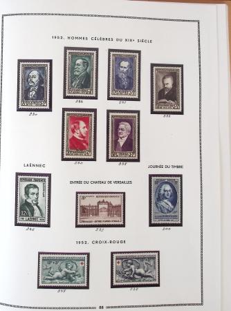 1862-1987, Solide collection de timbres neufs de France