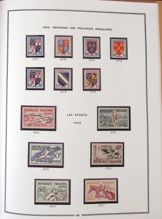 1862-1987, Solide collection de timbres neufs de France