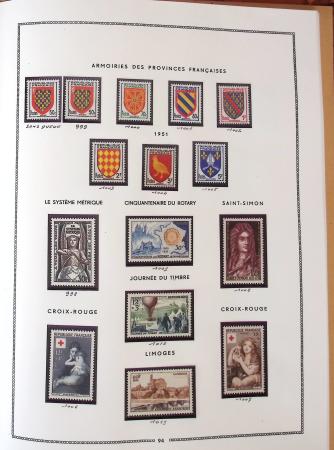 1862-1987, Solide collection de timbres neufs de France