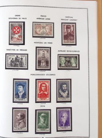 1862-1987, Solide collection de timbres neufs de France