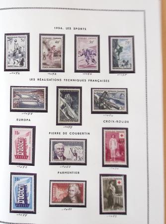 1862-1987, Solide collection de timbres neufs de France