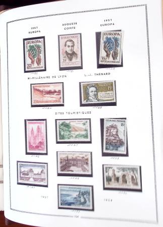 1862-1987, Solide collection de timbres neufs de France