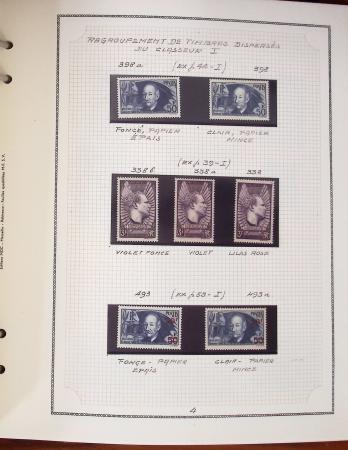 1862-1987, Solide collection de timbres neufs de France