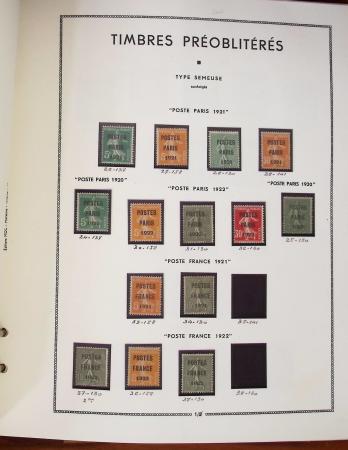 1862-1987, Solide collection de timbres neufs de France