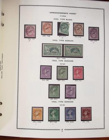 1862-1987, Solide collection de timbres neufs de France