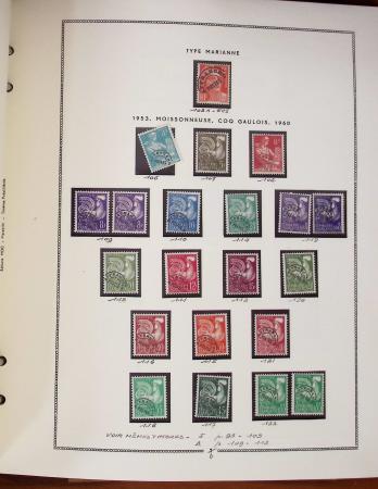 1862-1987, Solide collection de timbres neufs de France