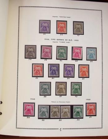 1862-1987, Solide collection de timbres neufs de France