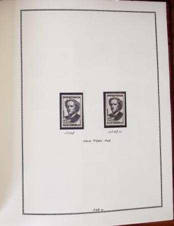 1862-1987, Solide collection de timbres neufs de France