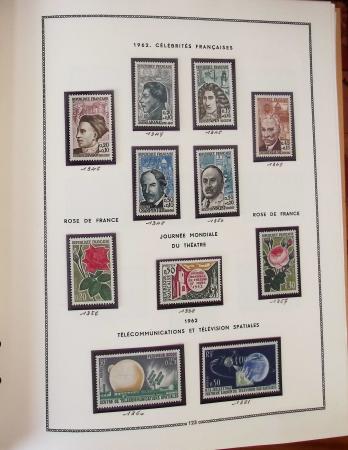 1862-1987, Solide collection de timbres neufs de France