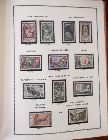 1862-1987, Solide collection de timbres neufs de France