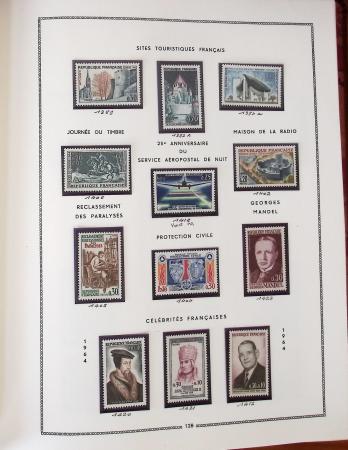 1862-1987, Solide collection de timbres neufs de France