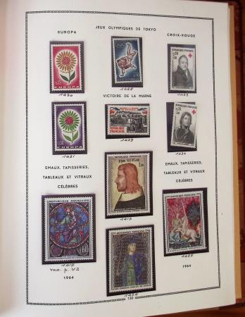 1862-1987, Solide collection de timbres neufs de France
