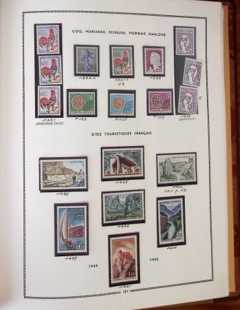 1862-1987, Solide collection de timbres neufs de France