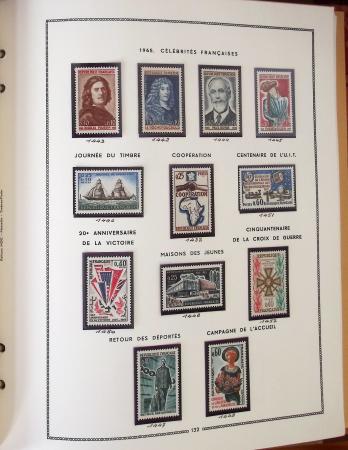 1862-1987, Solide collection de timbres neufs de France