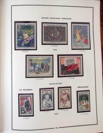 1862-1987, Solide collection de timbres neufs de France