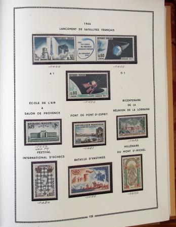 1862-1987, Solide collection de timbres neufs de France