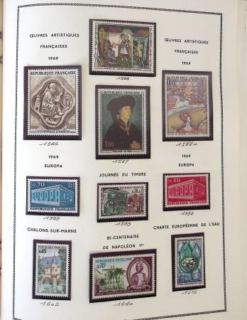 1862-1987, Solide collection de timbres neufs de France