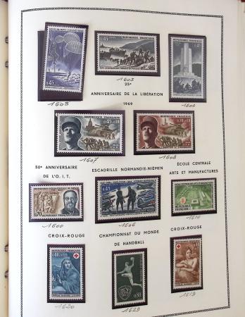 1862-1987, Solide collection de timbres neufs de France