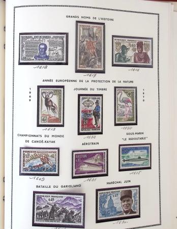 1862-1987, Solide collection de timbres neufs de France