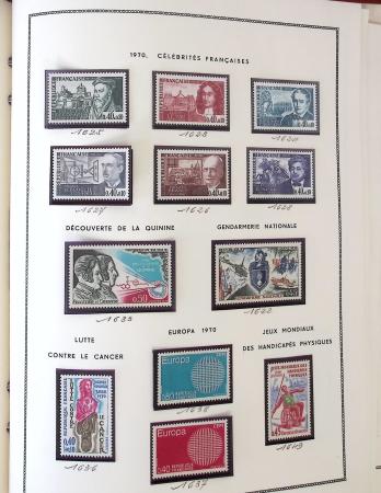 1862-1987, Solide collection de timbres neufs de France