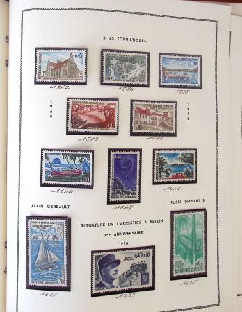 1862-1987, Solide collection de timbres neufs de France
