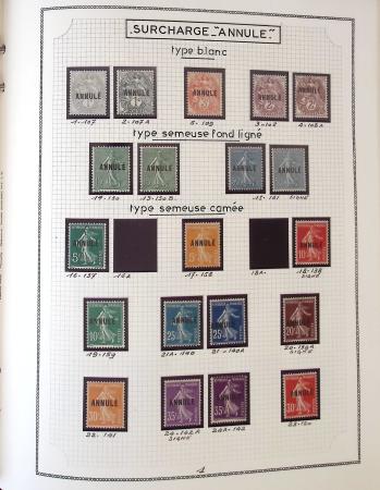 1862-1987, Solide collection de timbres neufs de France