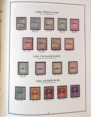 1862-1987, Solide collection de timbres neufs de France