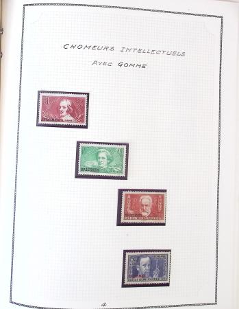 1862-1987, Solide collection de timbres neufs de France
