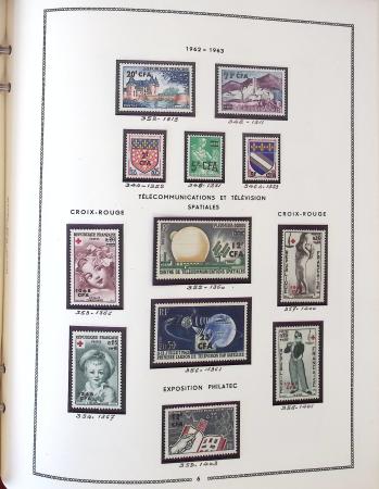 1862-1987, Solide collection de timbres neufs de France