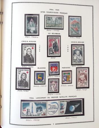 1862-1987, Solide collection de timbres neufs de France