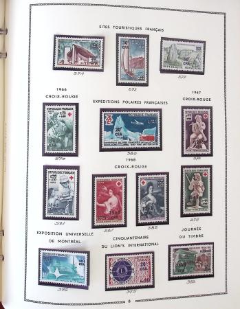1862-1987, Solide collection de timbres neufs de France
