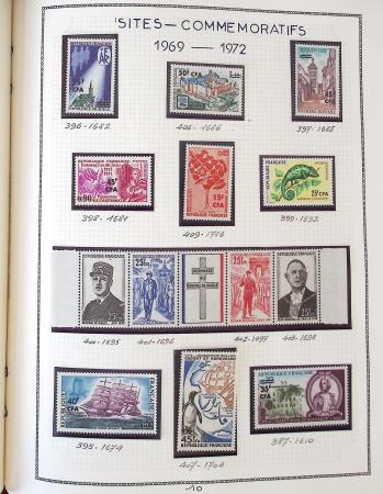 1862-1987, Solide collection de timbres neufs de France