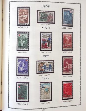 1862-1987, Solide collection de timbres neufs de France