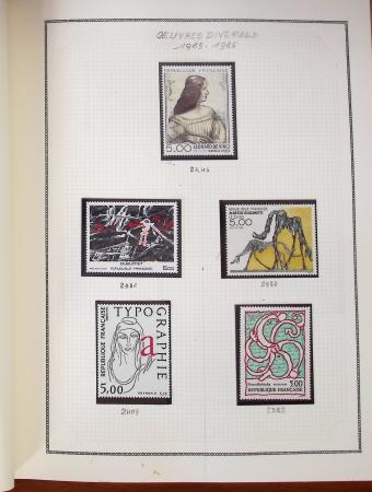 1862-1987, Solide collection de timbres neufs de France