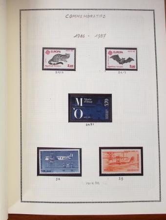 1862-1987, Solide collection de timbres neufs de France