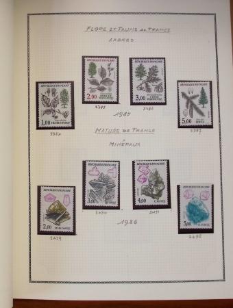 1862-1987, Solide collection de timbres neufs de France