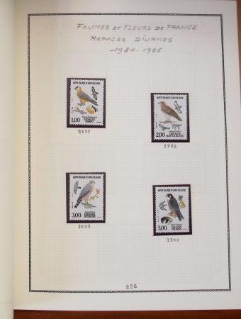 1862-1987, Solide collection de timbres neufs de France