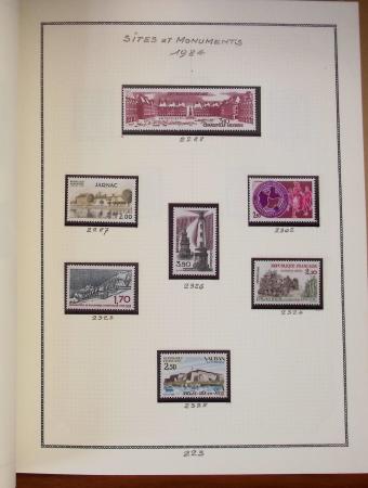 1862-1987, Solide collection de timbres neufs de France