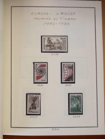 1862-1987, Solide collection de timbres neufs de France