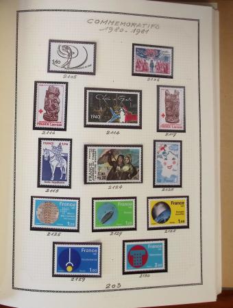 1862-1987, Solide collection de timbres neufs de France