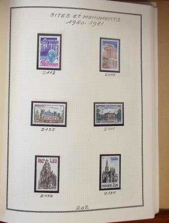 1862-1987, Solide collection de timbres neufs de France