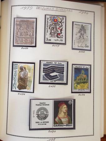 1862-1987, Solide collection de timbres neufs de France