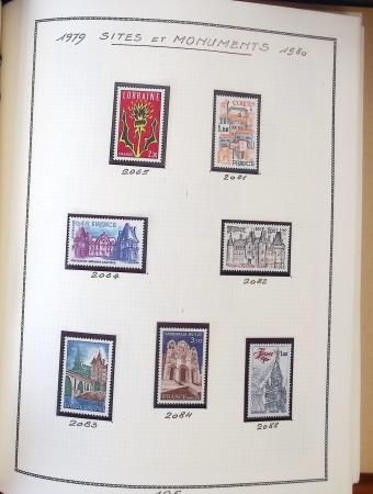 1862-1987, Solide collection de timbres neufs de France